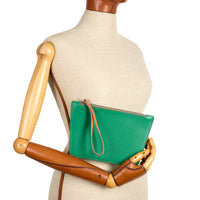 POCHETTE TRAPÈZE 22 - VEAU VERT