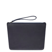 POCHETTE TRAPEZE 25 - TOILE ET VEAU MARINE