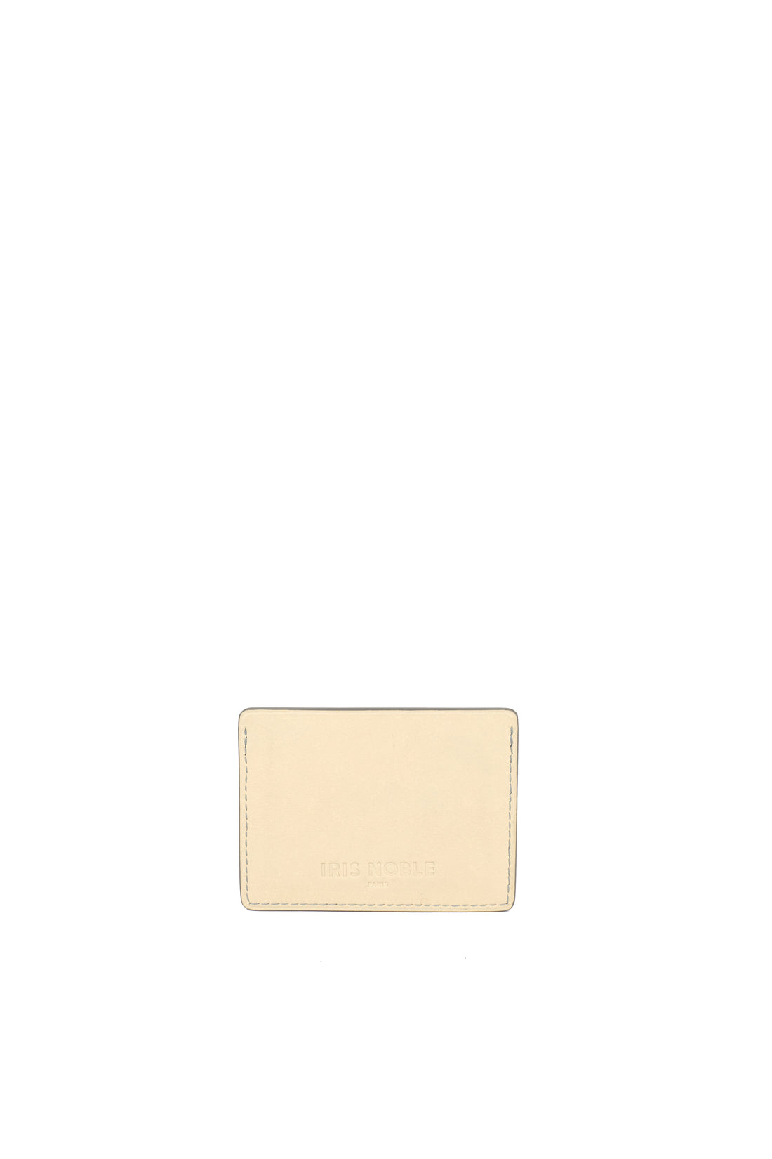 PORTE-CARTE BONAPARTE - VEAU ECRU TRICOLOR