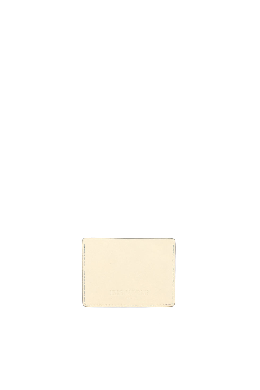 PORTE-CARTE BONAPARTE - VEAU ECRU, SAUGE ET CREME