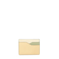 PORTE-CARTE BONAPARTE - VEAU ECRU, SAUGE ET CREME