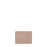 PORTE-CARTE BONAPARTE - VEAU JAUNE, TAUPE ET AUBERGINE