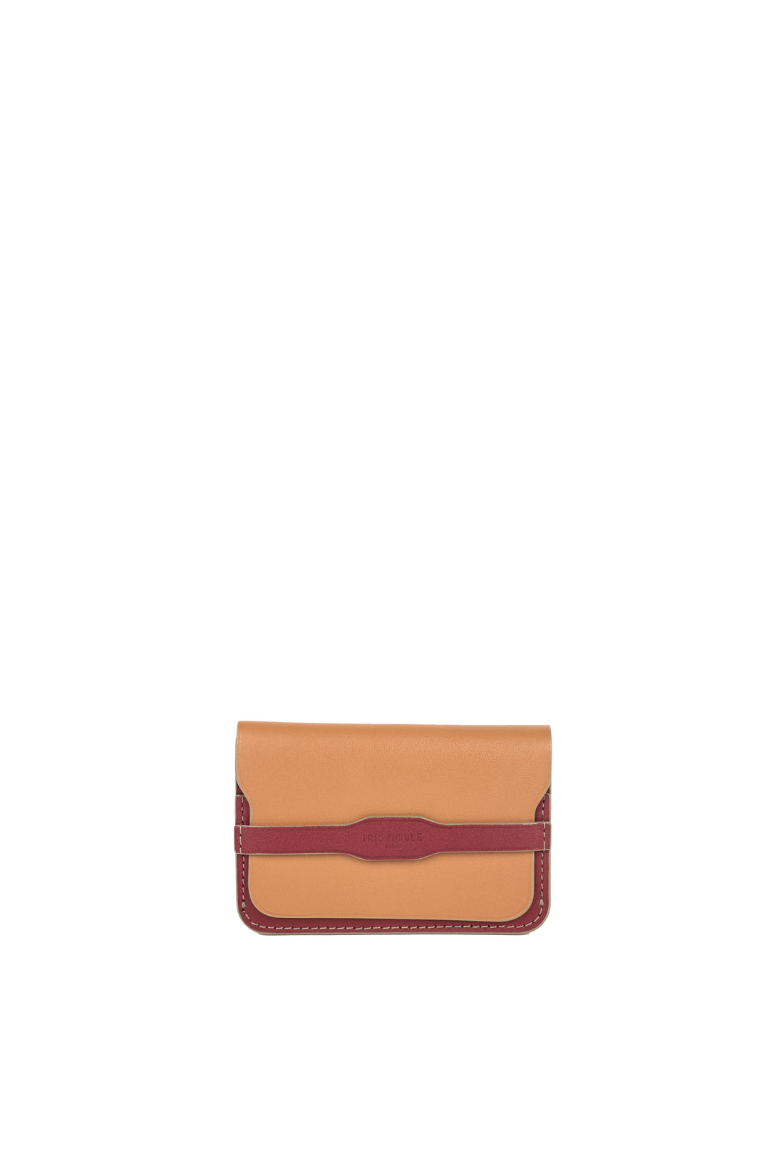 PORTE-CARTE CASTIGLIONE - VEAU BRIQUE ET BARENIA