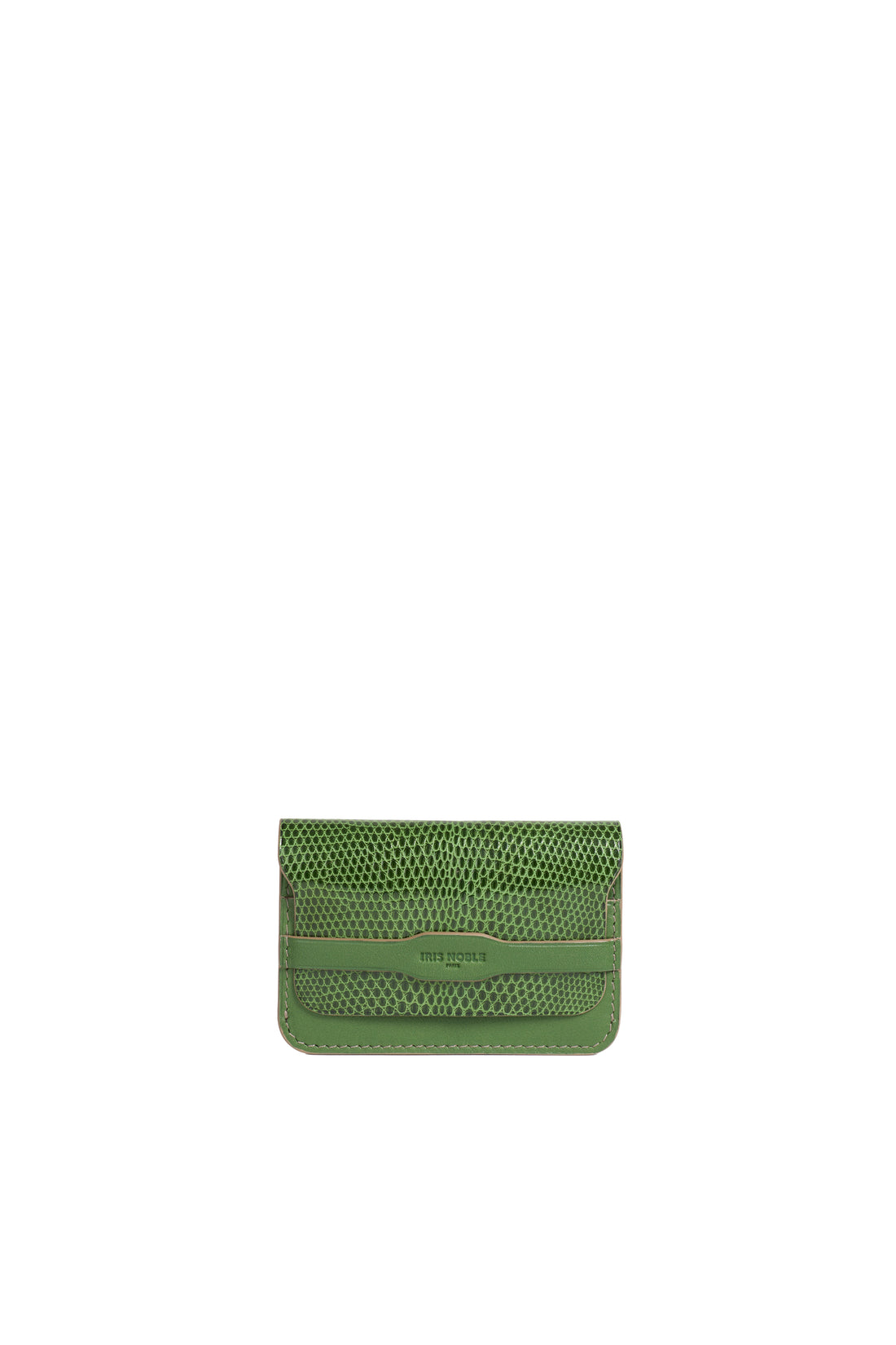 PORTE-CARTE CASTIGLIONE - VEAU ET LEZARD AVOCAT