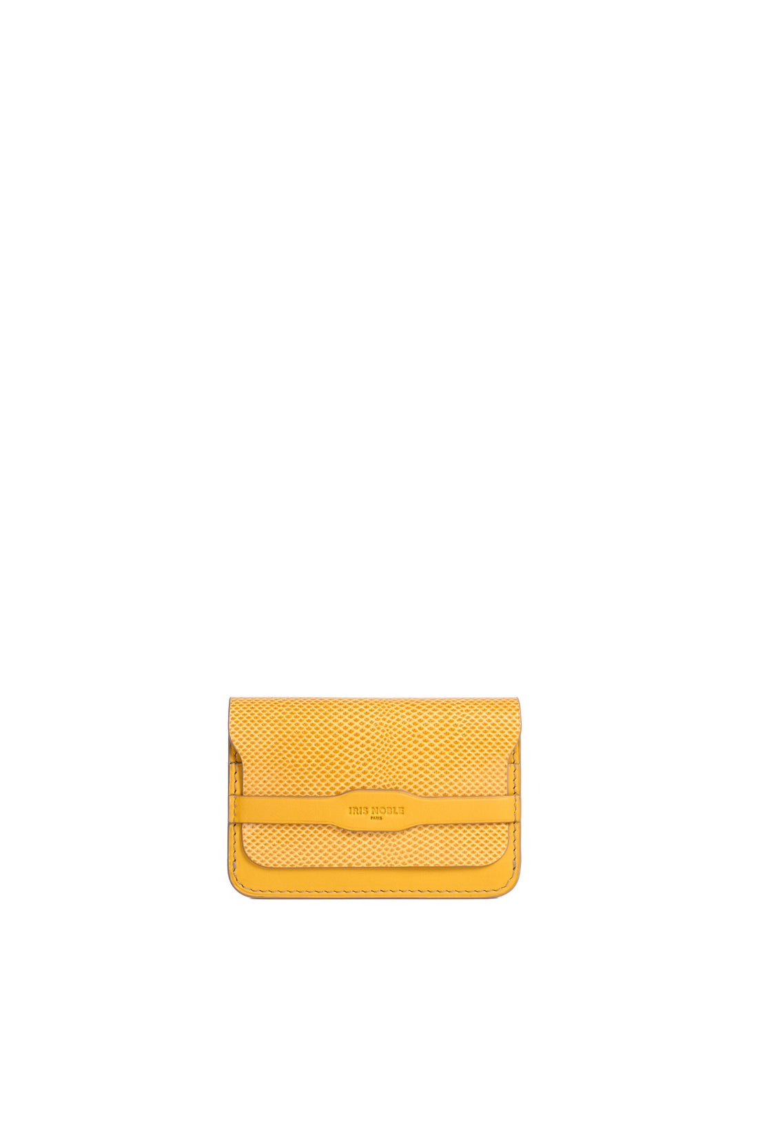 PORTE-CARTE CASTIGLIONE - KARUNG ET VEAU TOURNESOL