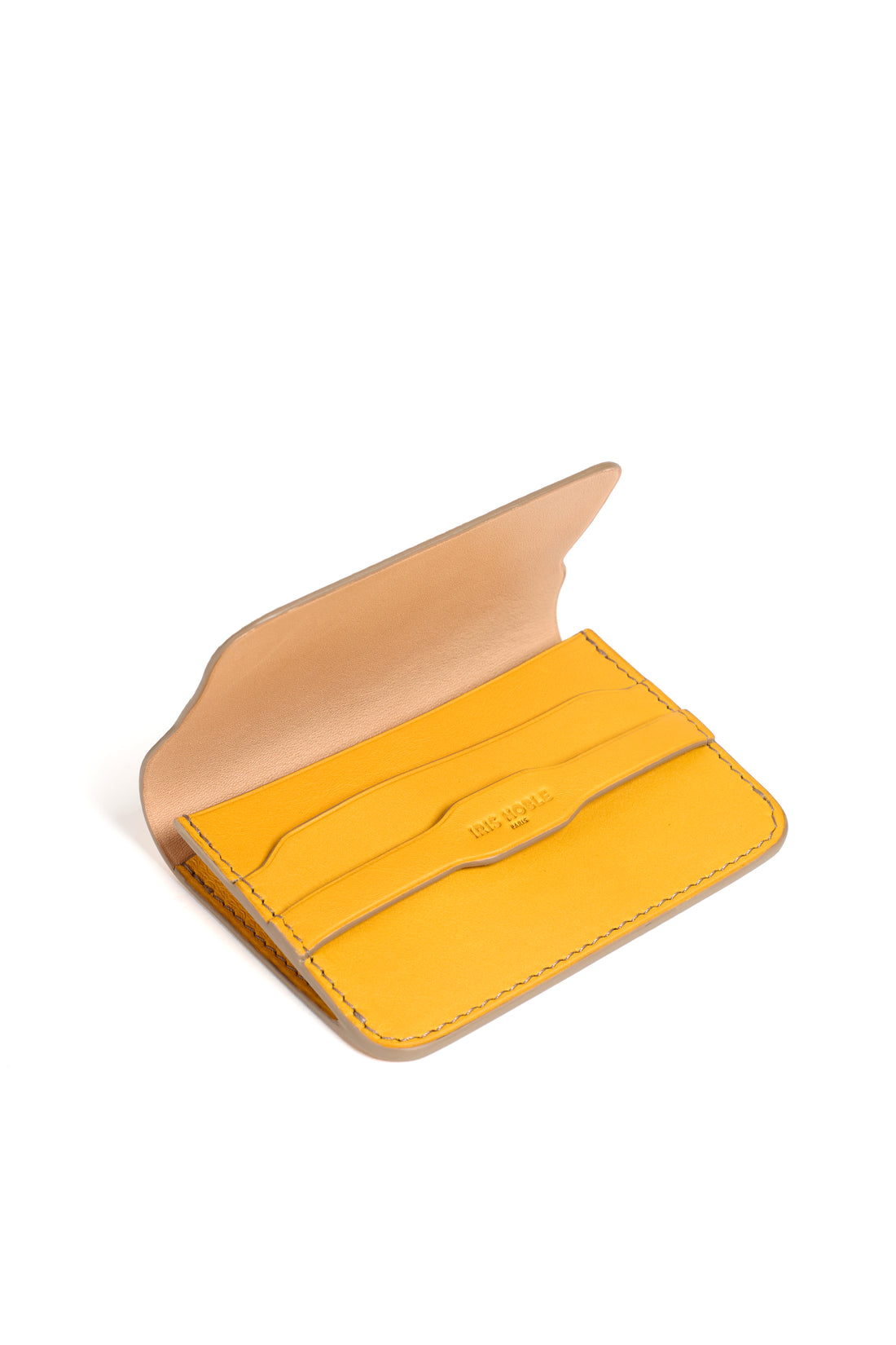 PORTE-CARTE CASTIGLIONE - KARUNG ET VEAU TOURNESOL