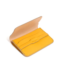 PORTE-CARTE CASTIGLIONE - KARUNG ET VEAU TOURNESOL
