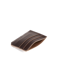 PORTE CARTE MILES - VEAU CHOCOLAT