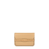 PORTE-CARTE CASTIGLIONE - VEAU ET CROCODILE BEIGE