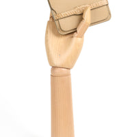 PORTE-CARTE CASTIGLIONE - VEAU ET CROCODILE BEIGE