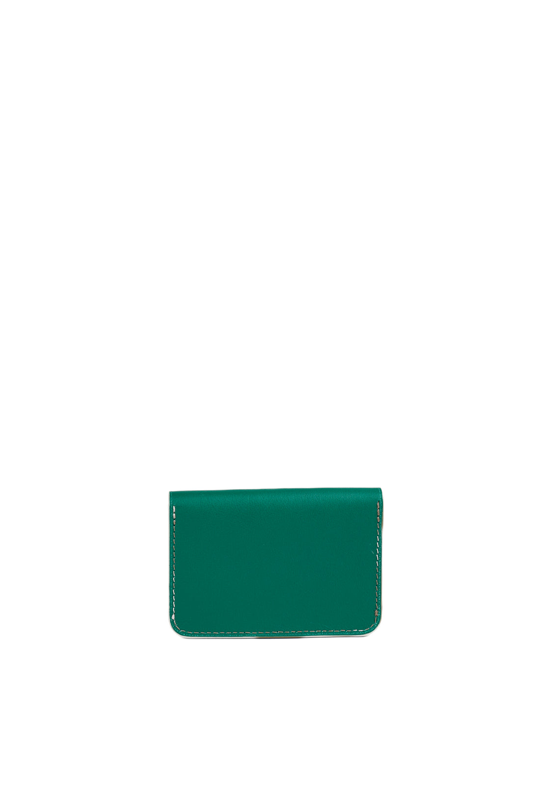 PORTE-CARTE - VEAU ET CROCODILE EMERAUDE