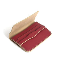 PORTE-CARTE CASTIGLIONE - VEAU BRIQUE ET BARENIA