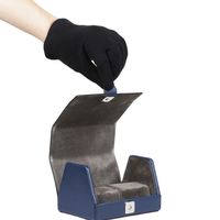 PORTE MONTRE - VEAU BLEU