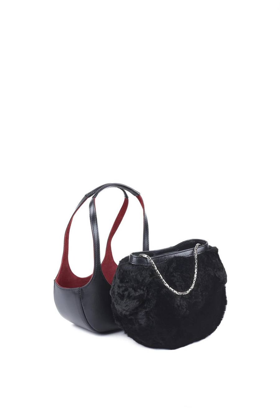EJIAH 17 DUETTO - VEAU FOURRURE NOIR