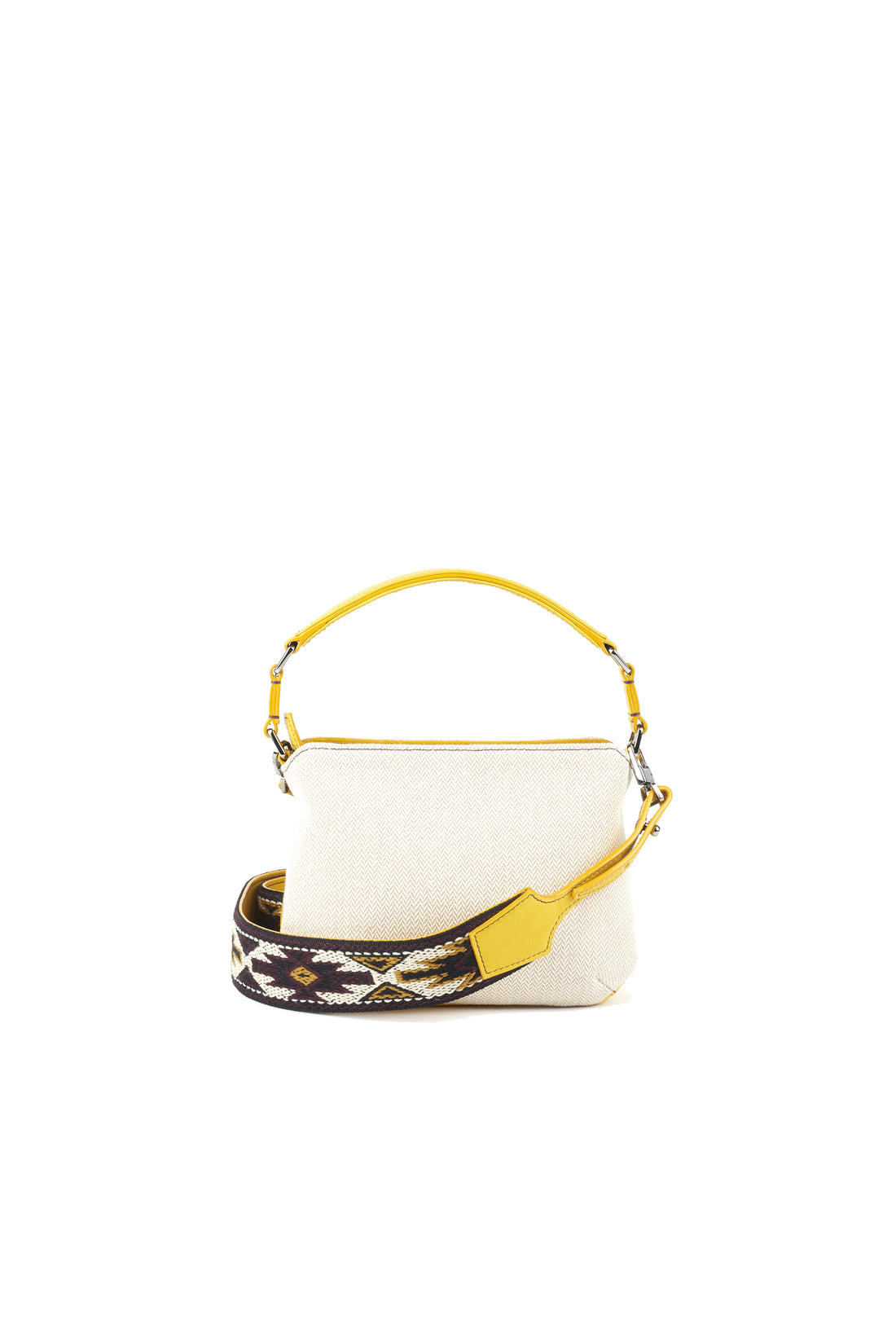 LESLIE 18 - TOILE ECRU ET VEAU JAUNE