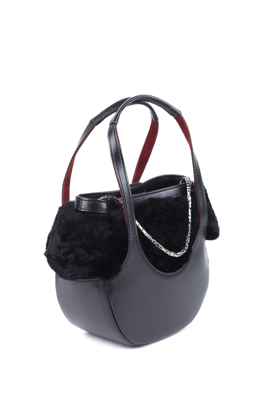 EJIAH 17 DUETTO - VEAU FOURRURE NOIR