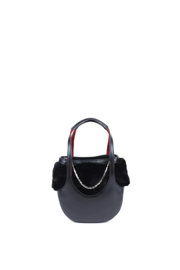 EJIAH 17 DUETTO - VEAU FOURRURE NOIR